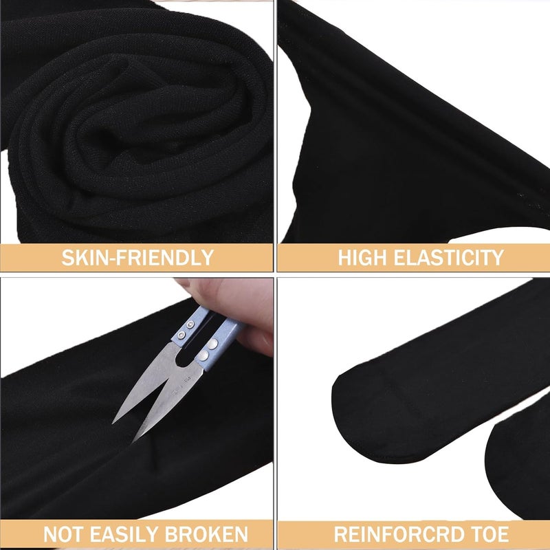 RAYORISA 5 Pack Girls Knee High Socks Kids School Uniform Sheer Stockings Dress Long Socks for 7-18 Years Girls - Image 3